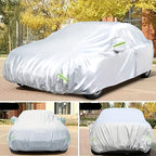 Car Cover Outdoor Protection Exterior Sun Snow UV Covers SUV Sedan Auto Sunshade Dustproof Waterproof Black Silver Car Mobile World