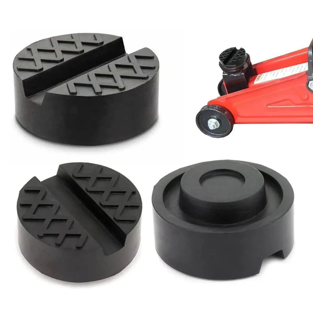 Universal Floor Slotted Car Jack Rubber Pad Pressure Resistant Jacking Tool Pinch Weld Side Lifting Disk For Lexus Subaru Fiat CM World