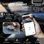 4Camera 360 Degrees Car DVR 1080P Video Recorder WiFi APP DashCam 4Channel Front Left Right Rear View Camera 24H Parking Monitor Car Mobile World