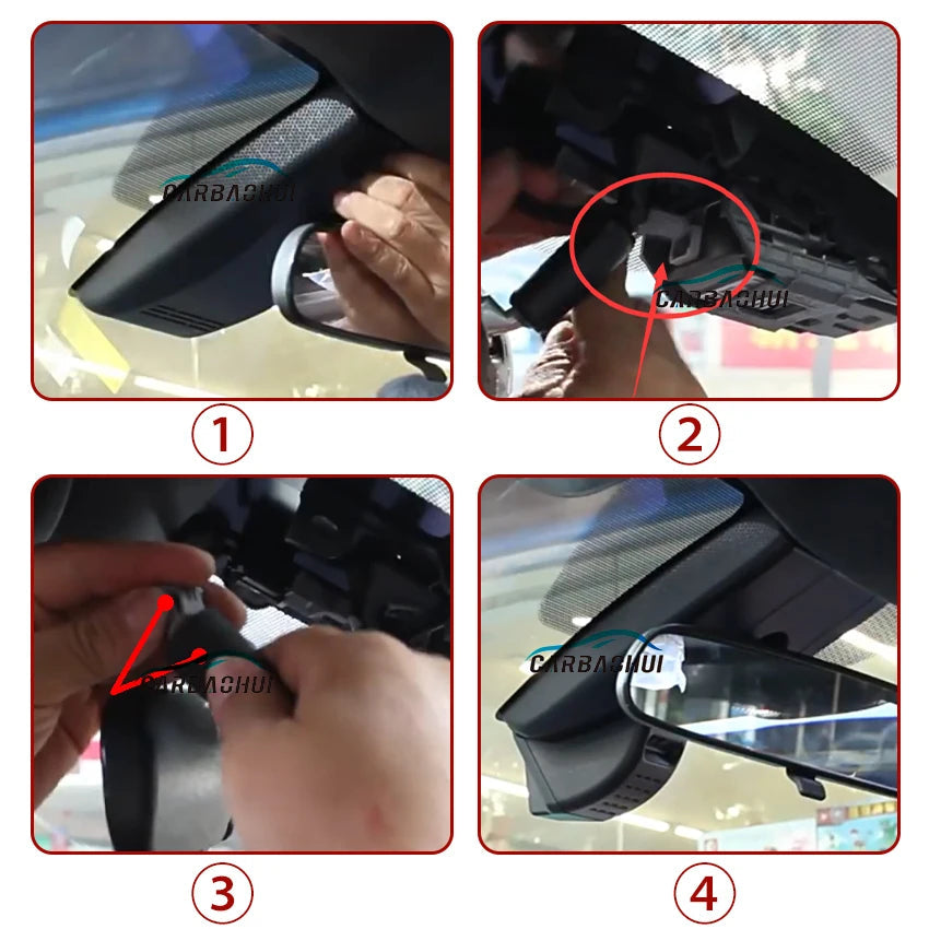 4K Car DVR WiFi Video Recorder Dash Cam Camera For Toyota C-HR CHR Hybrid 2025~2023 2022 2021 2020 2019 2018 2017 APP Control Car Mobile World