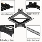 Car Jack 08T 1T 2T Portable Scissor Jack Hand Cranked Labor Saving For Tire Change Vehicle Repair Car SUV Van Lifting Tool CM World