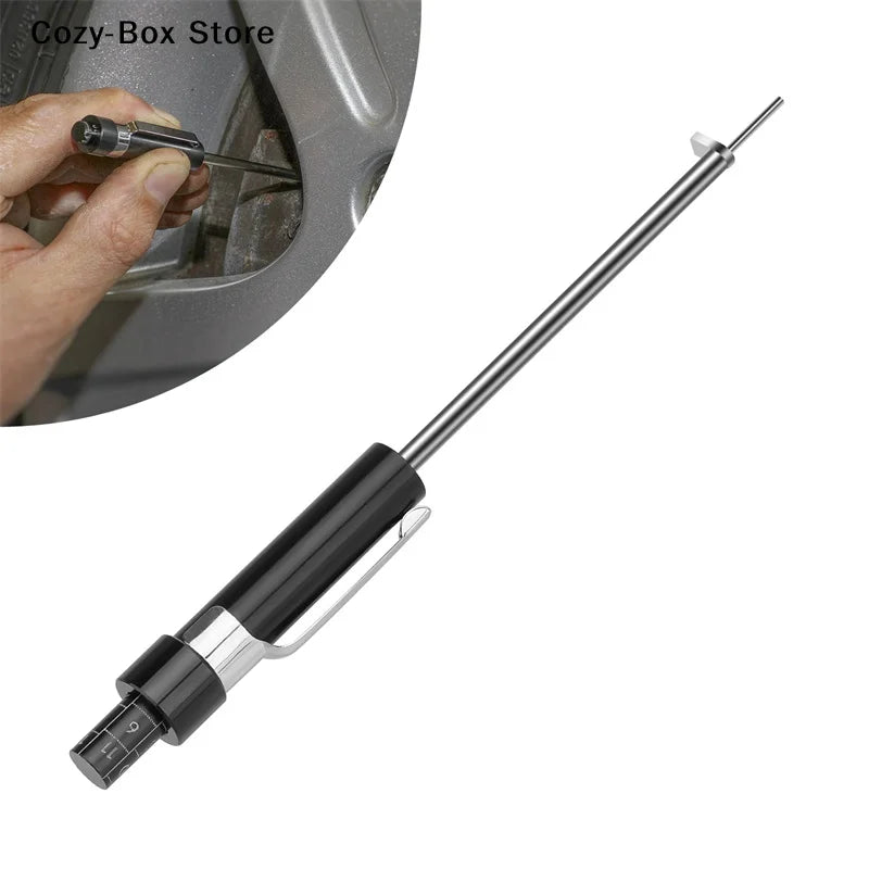 [ZY]Car Brake Pad Inspection Pen Ruler Brake Pad Measuring Tool Suitable For 6mm / 0.2 Inch Thickness, Brake Pad Gauge[ZY]