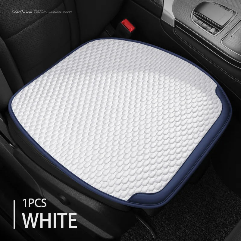 Universal Ice Silk Car Seat Covers Breathable Car Seat Covers Full Set Sweat Absorption Auto Seat Cushion Pad Car Accessories CM World