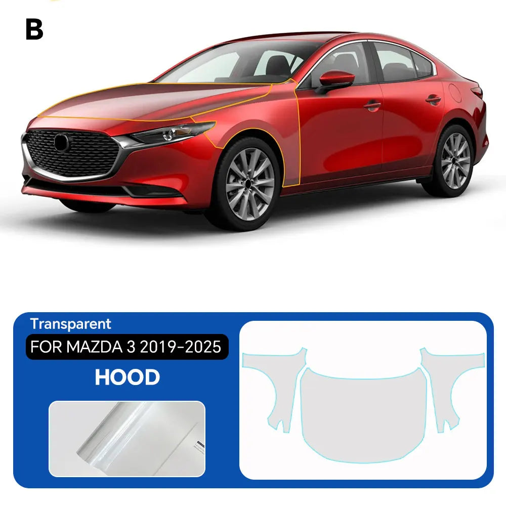 For Mazda CX-5 2022-2025 Premium Full Car Precut Paint Protection Film Anti-Scratch UV Protection Invisible Car Wrap Film Car Mobile World
