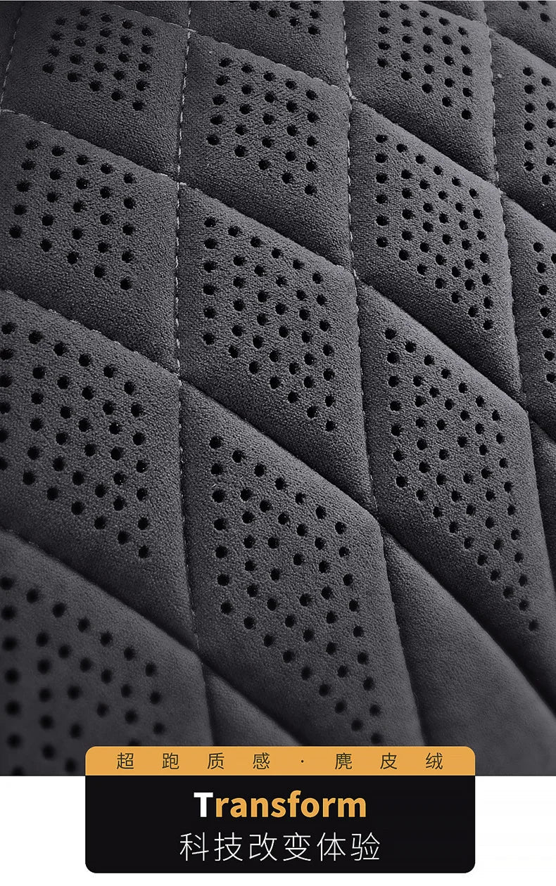 Light Luxury Suede Car Seat Cover Cushion Pad Breathable Cushion Fashionable Car Mat  Autumn and Winter Seat Cover Protector CM World