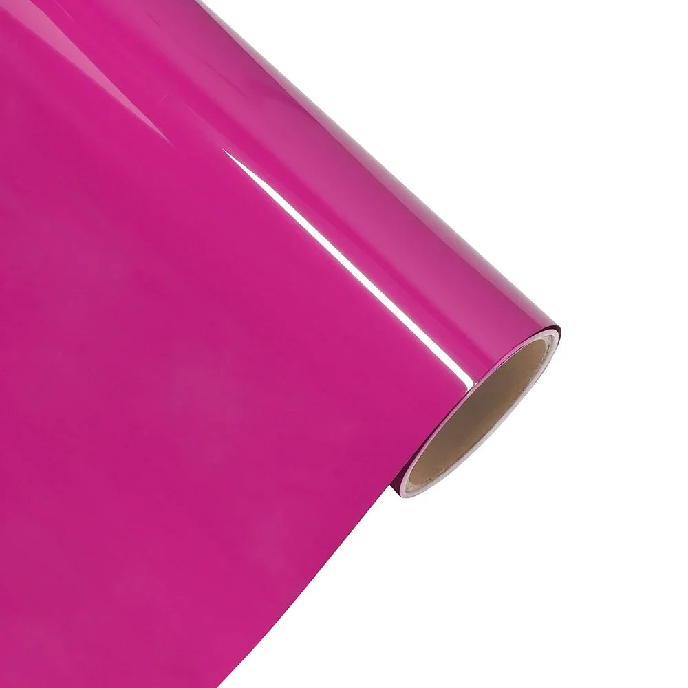 Car Sticker Ultra Gloss Magenta Bubble Free Vinyl Film PET Auto DIY Decal Vehicle Body Self Adhesive Sticker Car Accessories Car Mobile World