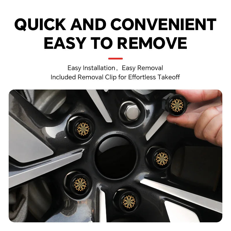 For Dacia Spring Duster Logan Sandero Dokker Striker Jogger Caps 20Pcs Car Wheel Caps Bolts For Wheel Bolts Cap Tire Nut Caps CM World