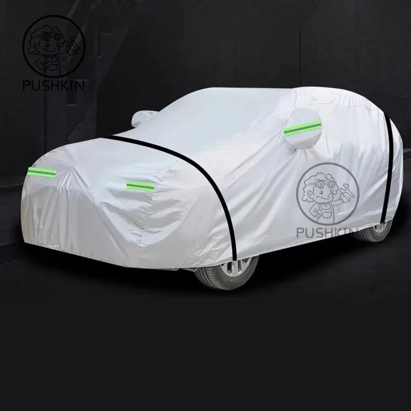 Car Cover For JAECOO J5 2026 2027 Outdoor Sun Shade Anti-UV Rain Snow Fog Resistant Cover Dust Proof Car Mobile World