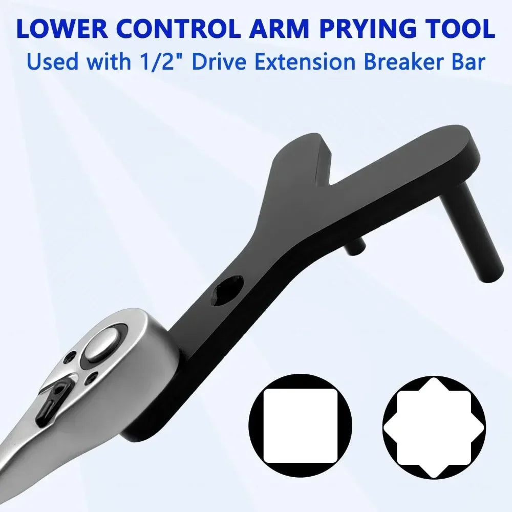 Automotive Lower Control Arm&Ball Joint Removal Tool Labor-Saving Car Lower Arm Disassembly Tool Swing Arm Ball Head Separation CM World