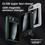 Lenovo 500000mAh Wireless Power Bank Portable Magnetic Fast Charger For Magsafe Auxiliary Battery For Xiaomi Huawei iphone