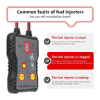 Newest Fuel System Scan Tool Automotive Cleaning Tool Kit Injector Flush Cleaner Car Fuel Injector Tester Portable 4 Pluse Mode CM World