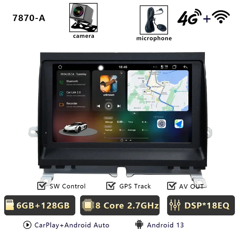 CHSTEK Android 13 Multimedia Player For Land Rover LR3 Discovery 3 L319 2004-2009 Auto Radio Car Stereo Carplay GPS WIFI 4G BT CM World