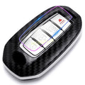 For Infiniti Q50 Q60 QX50 QX55 QX60 Carbon Fiber Car Remote Key Fob Case Chain Cover Holder Protect Accessories CM World