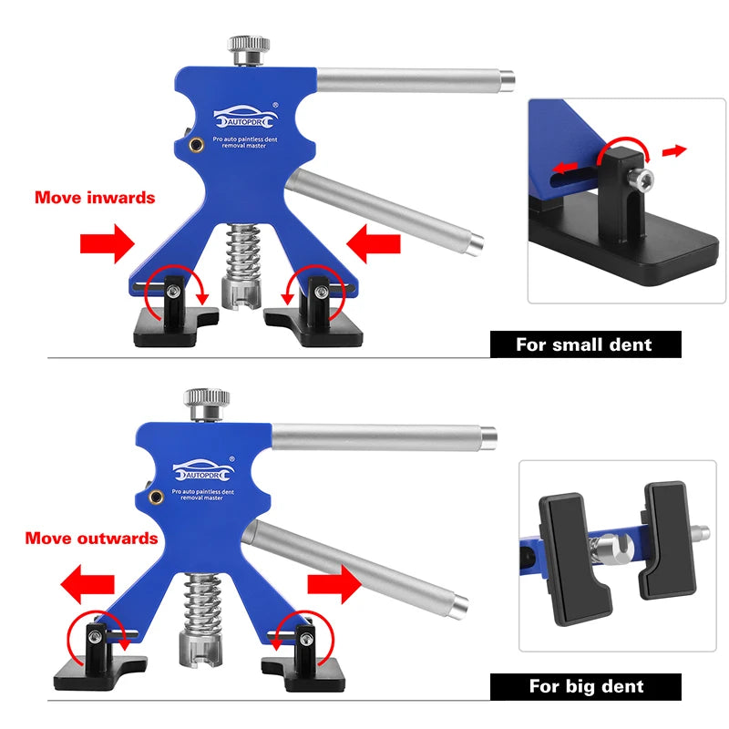 PDR Dent Puller Paintless Dent Removal Kits Dent Repair Tool Dent Lifter Car Dent Puller Body Auto Dent for Car Dents CM World