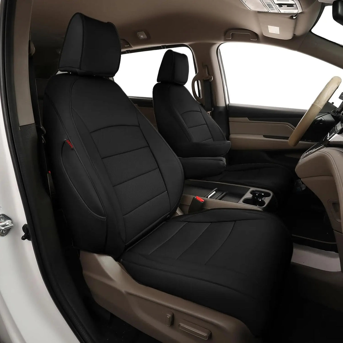 EKR Custom Fit Full Set Car Seat Covers For Honda Odyssey 2011-2026 EX/EX-L/Touring/Elite/SE 8 Seats Leather Full Set Seat Protector
