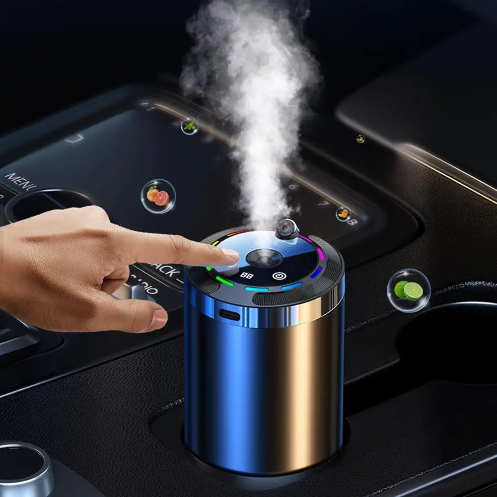 5 Modes Car Fragrance Car Starry Sky Light Aromatherapy Machine Starry Sky Top Humidifier For Light Fragrance & Odor Removal