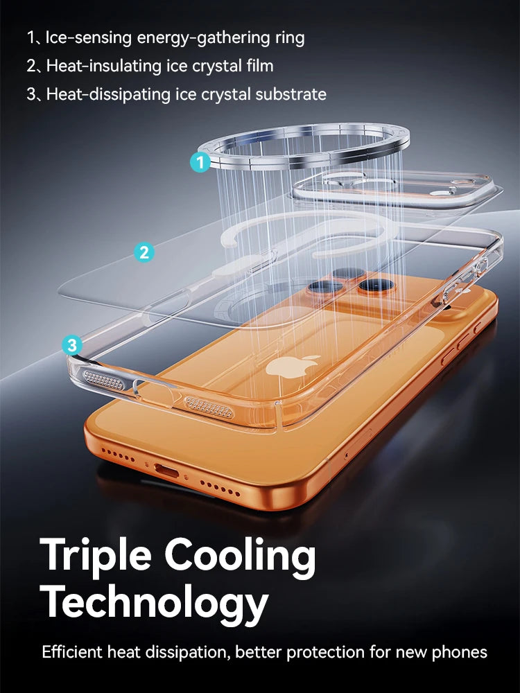Joyroom Magnetic Case For iPhone 17 16 Pro Max Case Anti Yellow Transparent Cover For iPhone 17 Pro Wireless Charger Thin Cover Car Mobile World