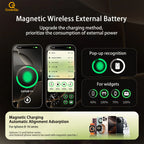 QI 2.1 Magnetic Powerbank Wireless Fast Charing Spare Portable External Battery for iPhone 12-17 Pro Watch Airpods 5000/10000mAh Car Mobile World