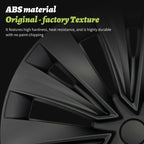 4PCS for Model Y 2020-2024 4PCS 19 Inch New Turbine Style Matte Black Hubcap Cover Hub Cap Replacement Wheel Cap for Tesla