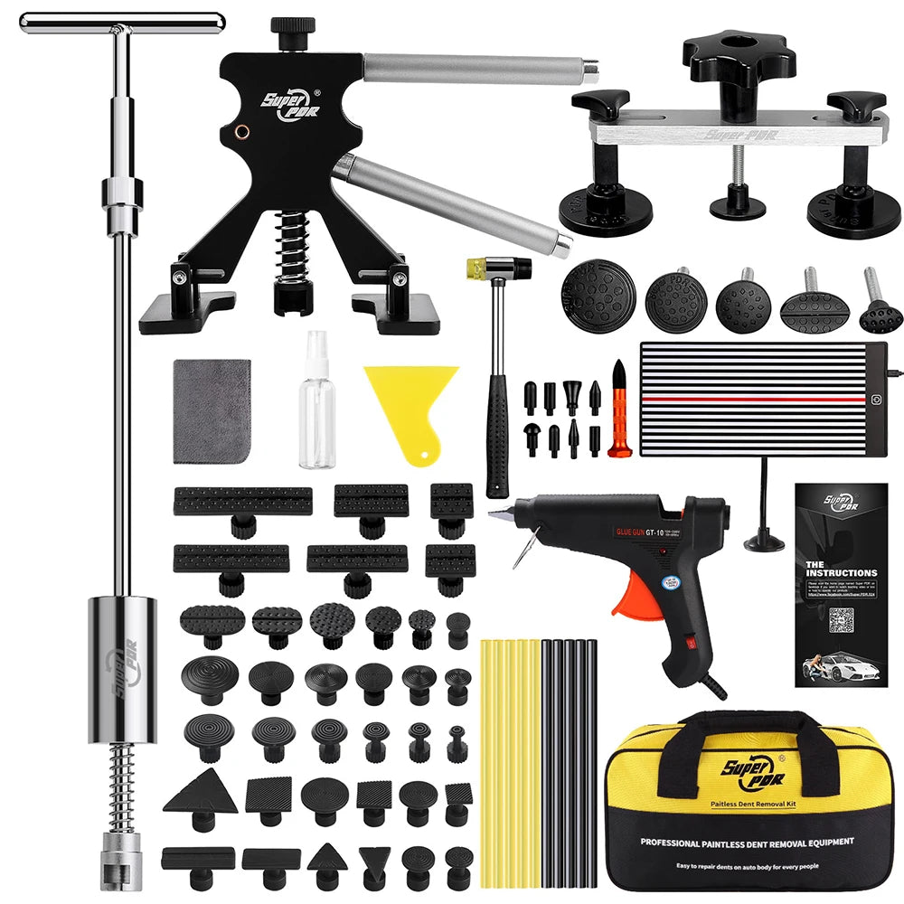 Super PDR Car Repair Tool Body Repair Tool Remove Dents Puller Repair Car For Dents Kit Inspection Products Diagnostic Tools