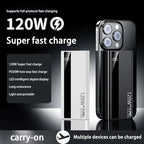 For  Xiaomi 120W 200000mAh High Capacity Power Bank Super Fast Charging Portable External Battery Power Bank For Iphone Samsung Car Mobile World