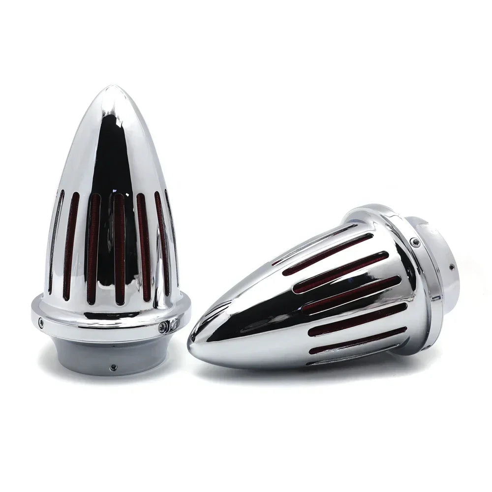 Motorcycle Parts Double Bullet Air Intake Cleaner Kit For Harley Davidson CV Carburetor Delphi V-Twin Fatboy FLSTF CM World