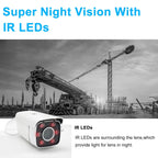 Lastbus Tower Crane Wireless Camera 1080P 30x Optical Zoom 10.1" IPS Screen DVR Monitor For crane/tower crane/forklift/Trailer Car Mobile World