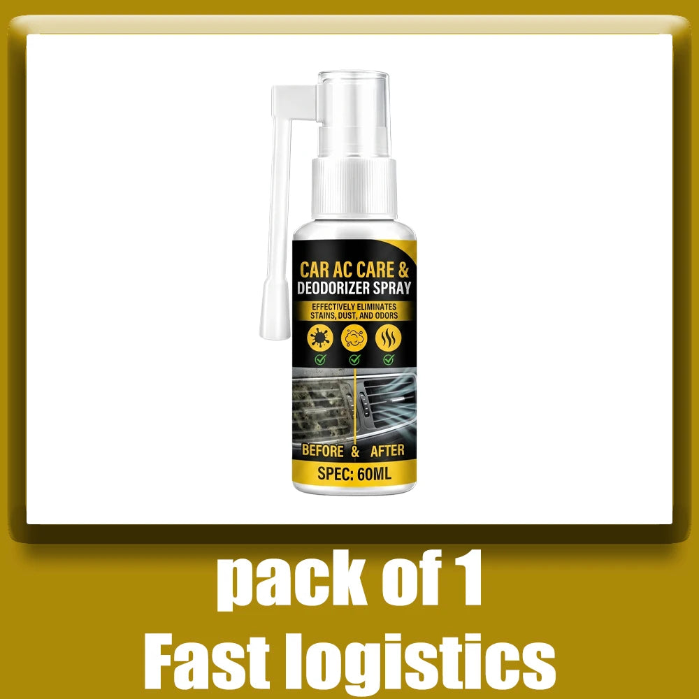 Car Air Conditioner Cleaning Spray, Remove Odor Dust Mold, Summer Air Conditioner Vent Foam Cleaning Deodorant Car