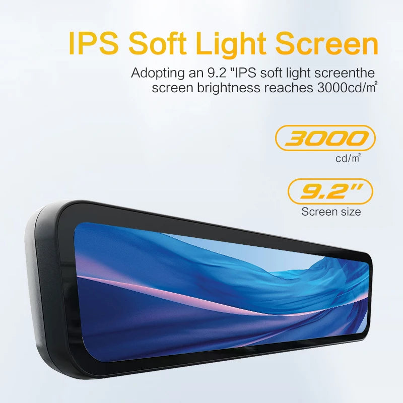 SINJET For BYD Traveler exclusive streaming media rearview dash camera with digital signal high definition night vision monitor
