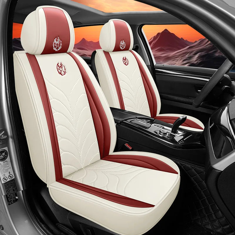 Five-seat universal car seat covers, available in multiple colors, durable and easy to install, suitable for most vehicles. CM World