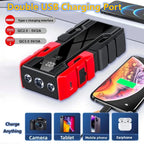 99800mAh Car Jumper Starter, Portable Power Bank Car Battery, Emergency Boosters Starting Device, Car Starter for Gas 9.0L
