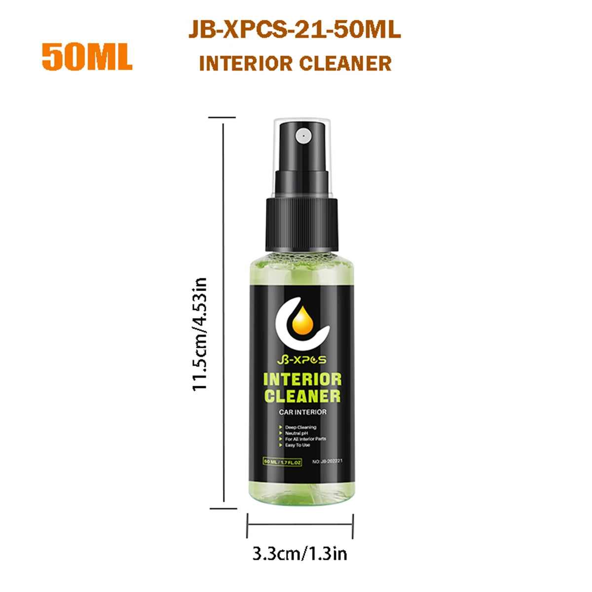 Car Interior Cleaner Multi-Purpose Cleaner Spray Cleaner Bubble Cleaner Car Interior Wash Maintenance for Auto Home Use CM World