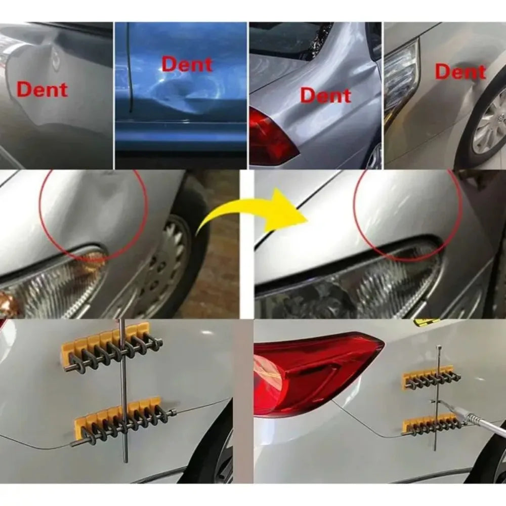 Dent Puller Powerful Dent Repair Tool Set for Car Body Sheet Metal New Pull Row Seamless Repair Tool for Dent Repair Pull Tab