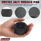Rubber Bottle Jack Pad Support Point Adapter Jacking Car Removal Repair Tool For 10 Ton Bottle Jacks Auto Accessories 60 x 30mm CM World