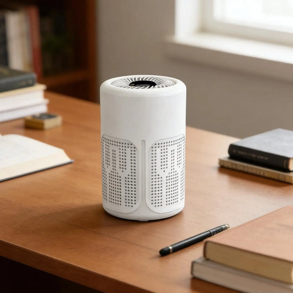 Automatic Air Purifier with Dust Sensor Quiet Operation for Whole Room Office Car Air Cleaning Car Mobile World