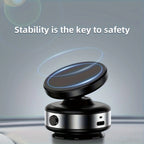 1pc Car Navigation Holder with 360° Rotation - Magnetic Phone Holder, Vacuum Suction, Stable for Driving, Kitchen, Fitness.
