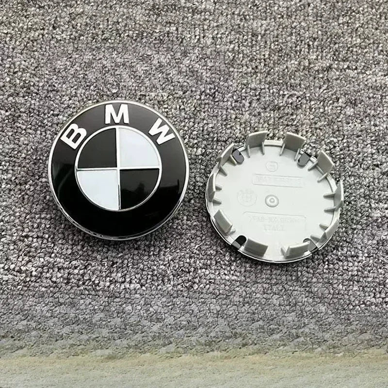 2026 New 4Pcs 56/68MM Car Wheel Center Hub Cap For BMW F10 F15 E39 M5 E36 E46 E60 E90 E91 E92 E93 F30 F20 M3 Car Accessories CM World