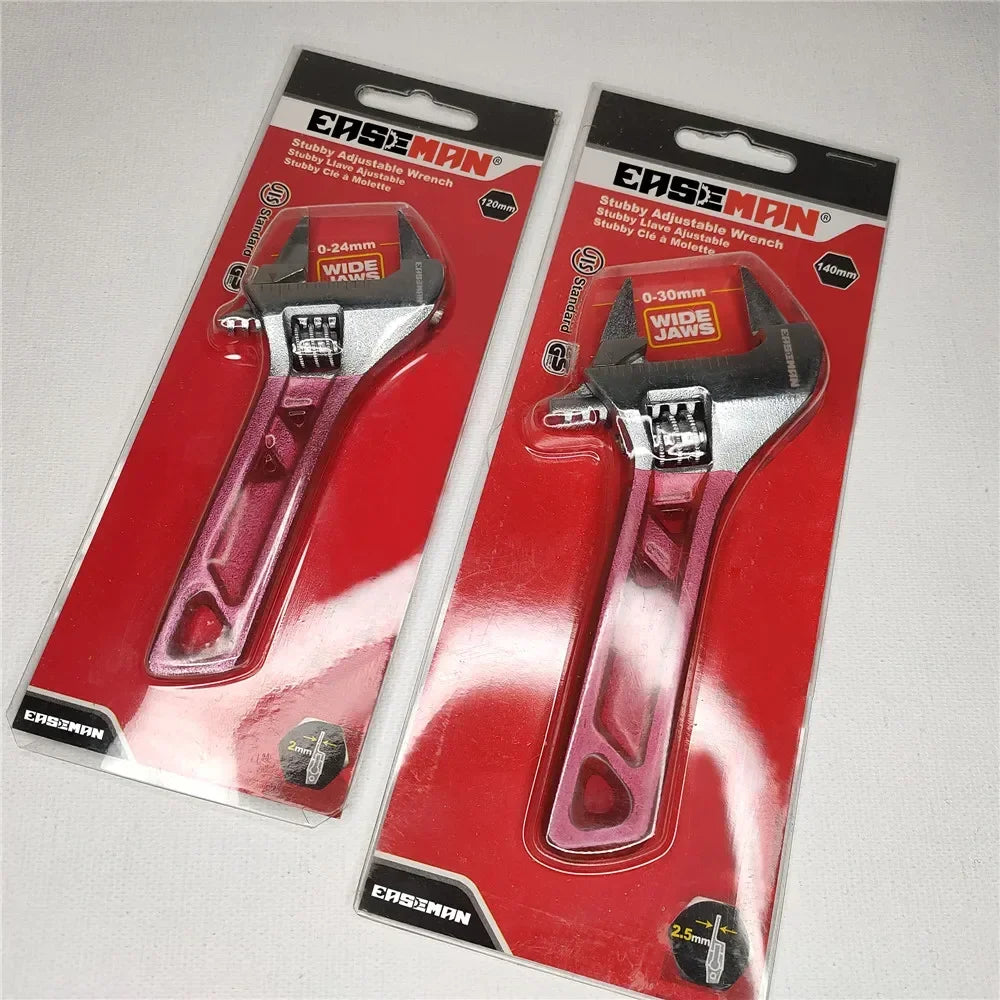 3mm Ultra-thin Adjustable Wrench Plumbing Car Tools Mini Bathroom Wrench for Mechanic Fitter Electrician Hand Tools