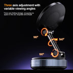 Vacuum Adsorption Magnetic Phone Holder 360 Degree Rotating 15W Wireless Charger Desktop Windshield Sucker GPS Navigation Stand CM World