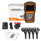 Foxwell T2000 WF TPMS Diagnostic Tool OBD2 Scanner 315/433MHz Sensor Activator Programmer with Free Update for Ford Toyota Car Mobile World