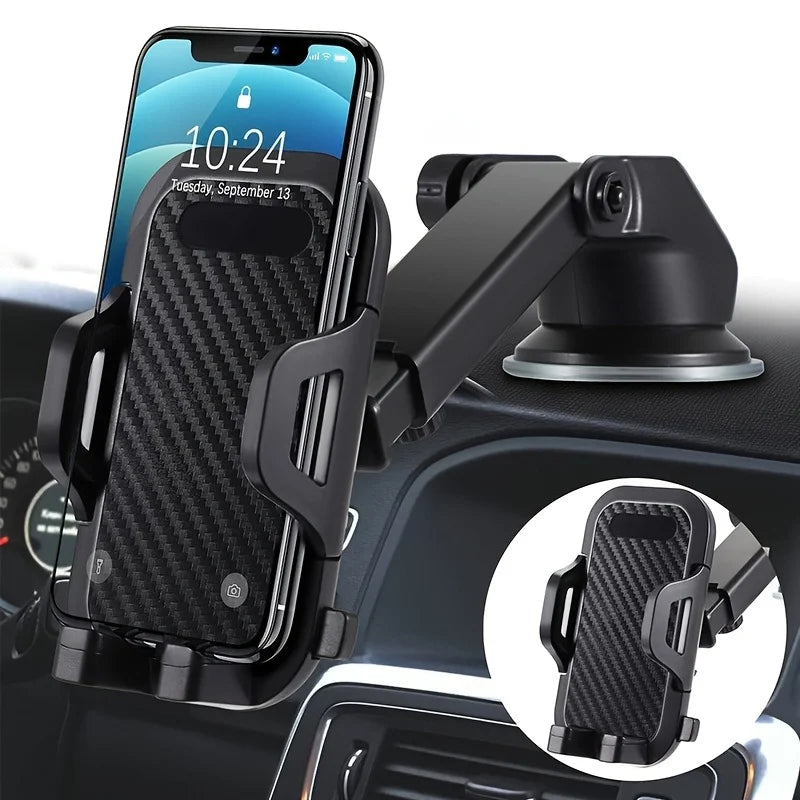 Sucker Car Phone Holder Mount Stand Suction Cup Smartphone Mobile Cell Support in Car Bracket For iPhone Xiaomi Huawei Samsung CM World