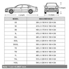Universal Full Car Cover Outdoor Snow & Sun Protection for Toyota BMW Benz VW KIA MAZDA Peugeot - Durable Automobile Cover CM World