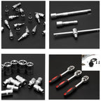１Pc Krachtige 46pcs/set Carbon Steel Combination Set 1/4" Wrench Socket Spanner Screwdriver Household Motorcycle Car Repair Tool