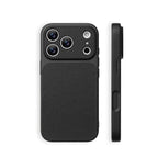 Luxury Lychee Texture Leather Matte Hard Case For iPhone 17 Pro Max 16 15 14 13 12 ProMax Full Lens Protection Back Cover Shell
