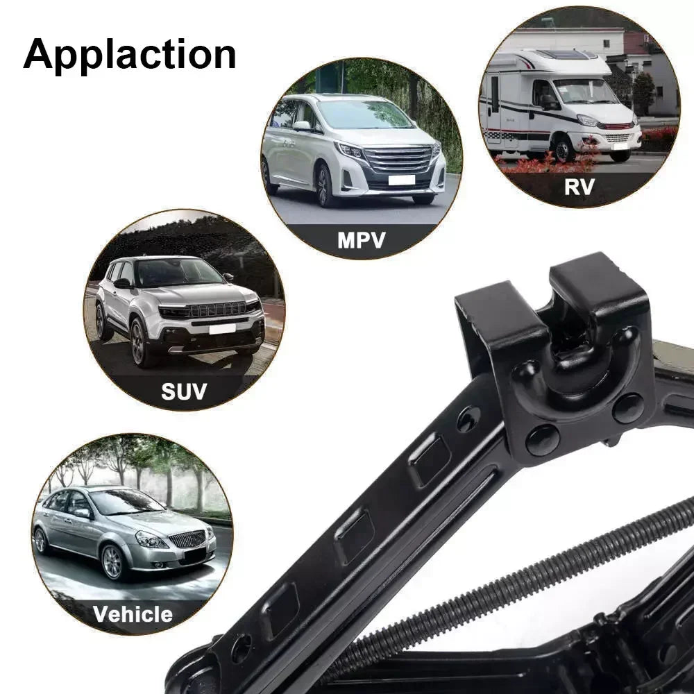 2.5T 1.5T car jacks 2 in 1 Manual Lift Jack Car Repair Tool Lifting Tool with Labor-saving Ratchet Wrench Foldable Jack for Car CM World