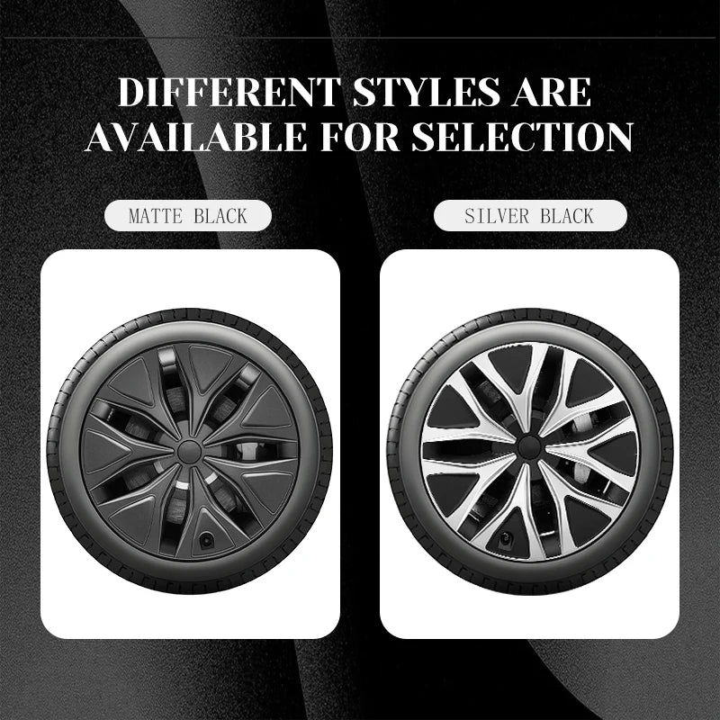 TSLLUG 4PCS 19 Inch Wheel Hub Caps For Tesla Model YL 19" Machina 2.0 Wheels (2026-Present) 39th Arachnid Style Car Wheel Hubcap