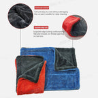 SEAMETAL Heavy-Duty Car Towel 1200GSM Super-Absorption Microfiber Drying Cloth Ultra-Soft Scratch-Free Car Detailing Towel CM World