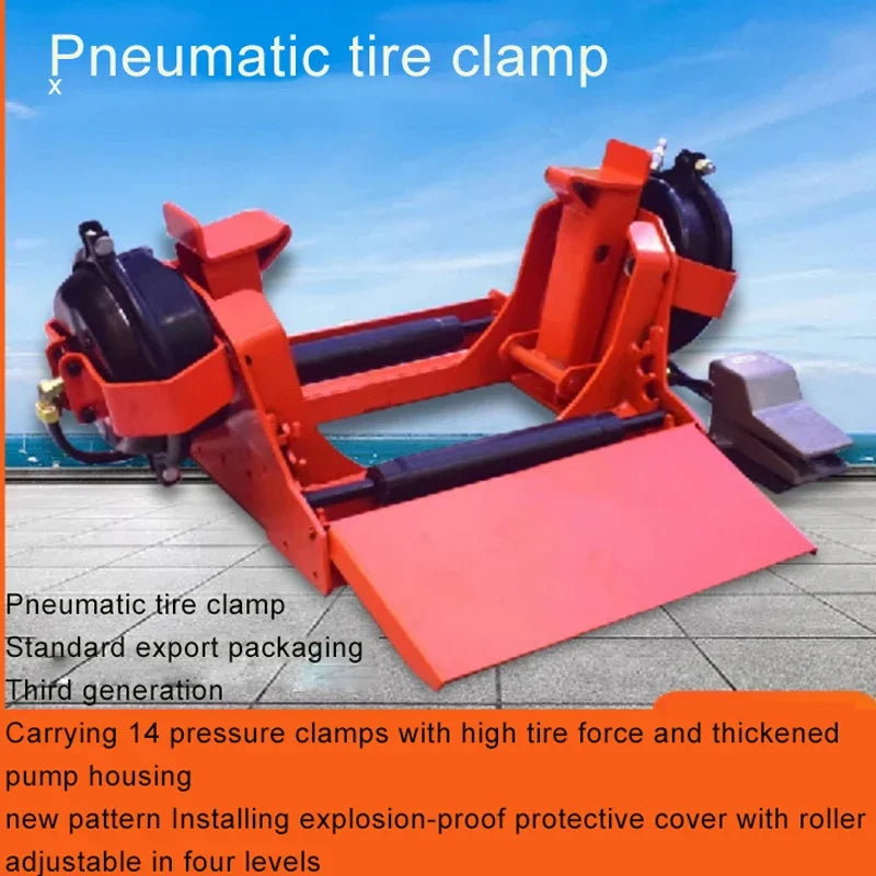 Best Selling Portable Pneumatic Tire Gripper Tire Bead Breaker Air Tubeless Car Tire Clamp Tire Repair Tools Automobiles Parts CM World