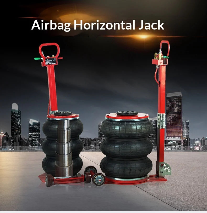 Car Rescue Tools Repair Lifting Machine 5 Ton Air Bag Jack for Car Tire Change and Oil Replacement Horizontal Hydraulic Lift CM World