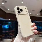 Luxury Liquid Silicone For Magsafe Magnetic Phone Case For iPhone 18 17 16 15 14 13 18 Pro Max Large Window Camera Protect Cover